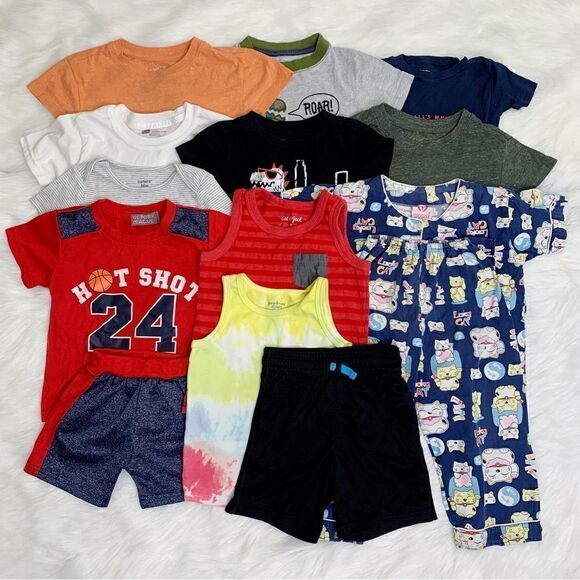 2T Baby Boy Summer Clothes LOT - Picture 1 of 8
